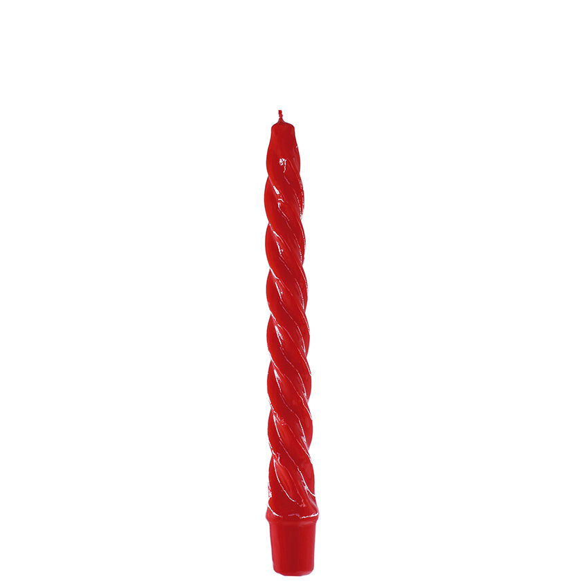 Vela de candelabro espiral de 22 cm.