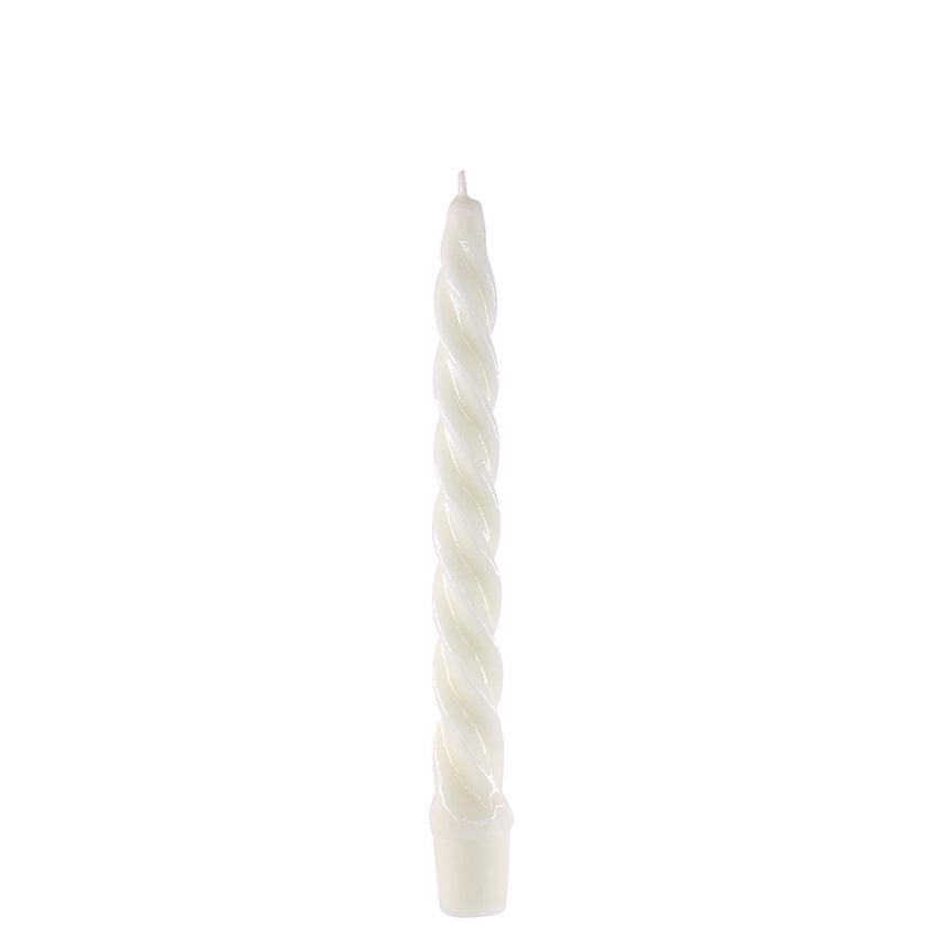 Vela de candelabro espiral de 22 cm.