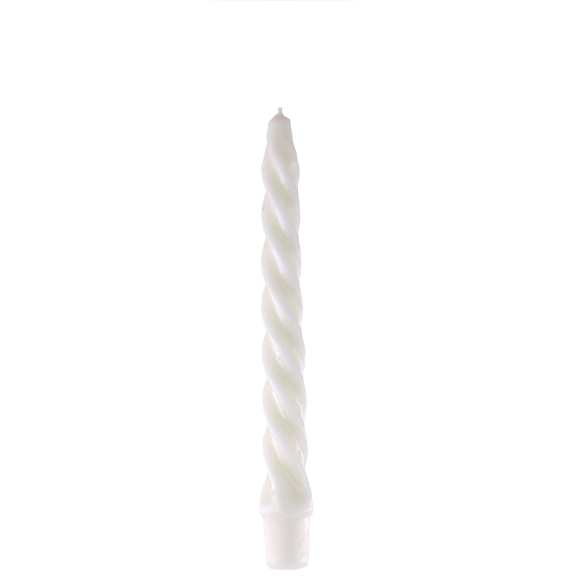 Vela de candelabro espiral de 22 cm.