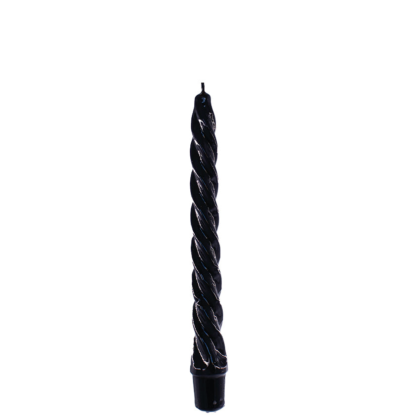 Vela de candelabro espiral de 22 cm.