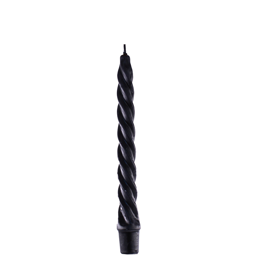 Vela de candelabro espiral de 22 cm.