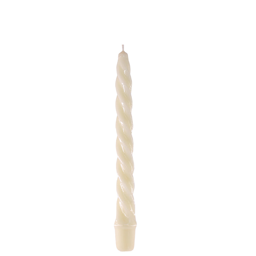 Vela de candelabro espiral de 22 cm.