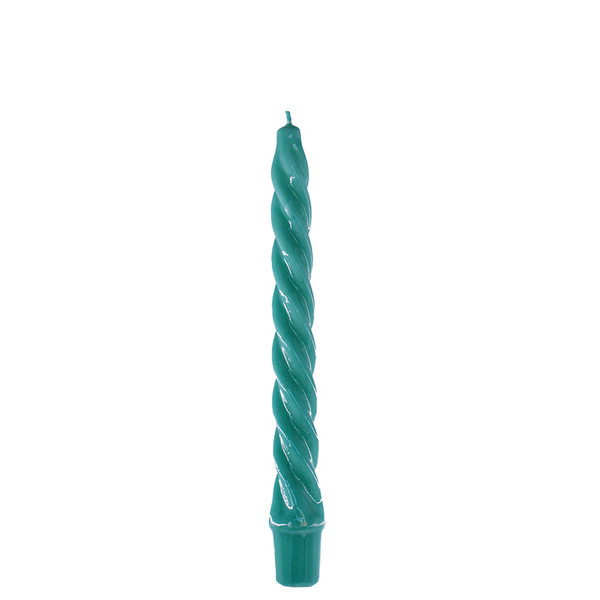 Vela de candelabro espiral de 22 cm.