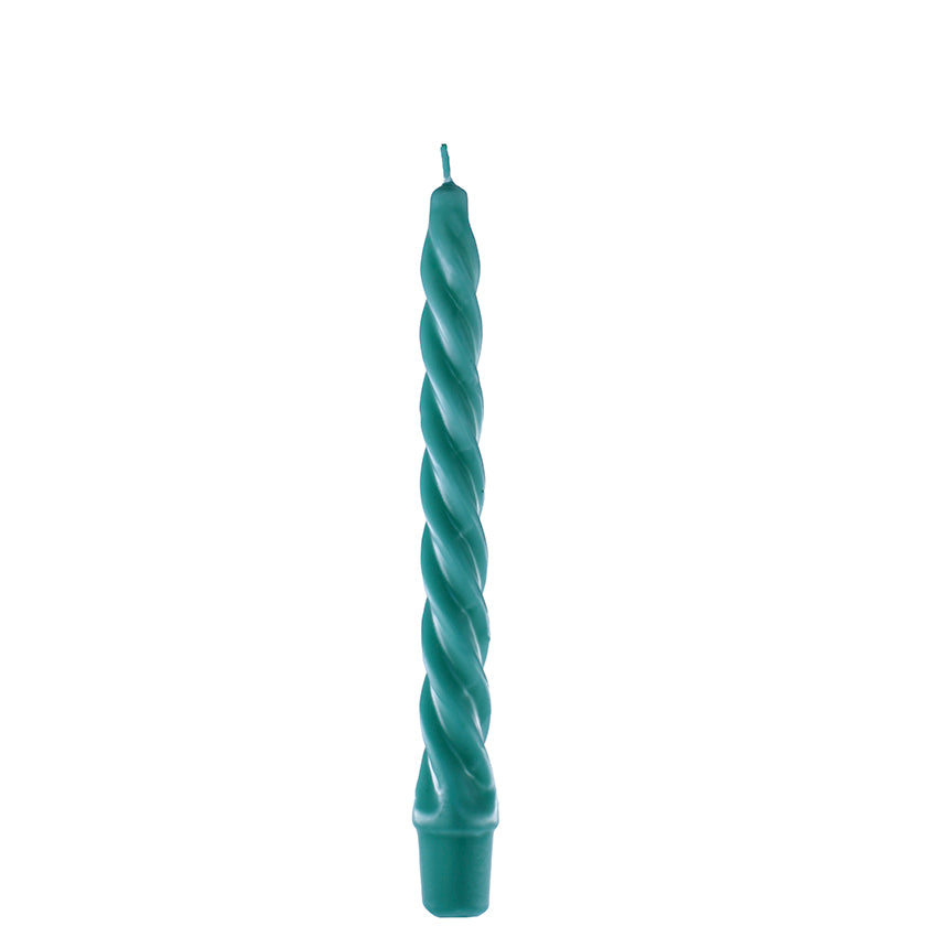 Vela de candelabro espiral de 22 cm.