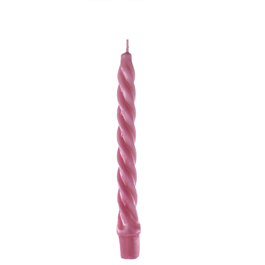 Vela de candelabro espiral de 22 cm.