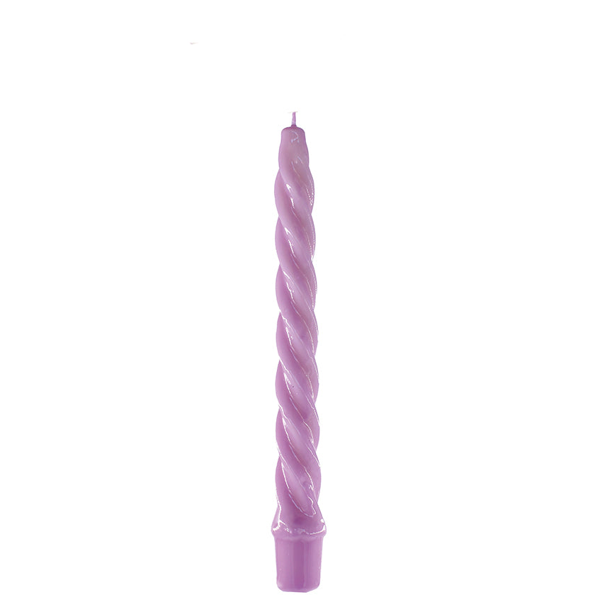 Vela de candelabro espiral de 22 cm.
