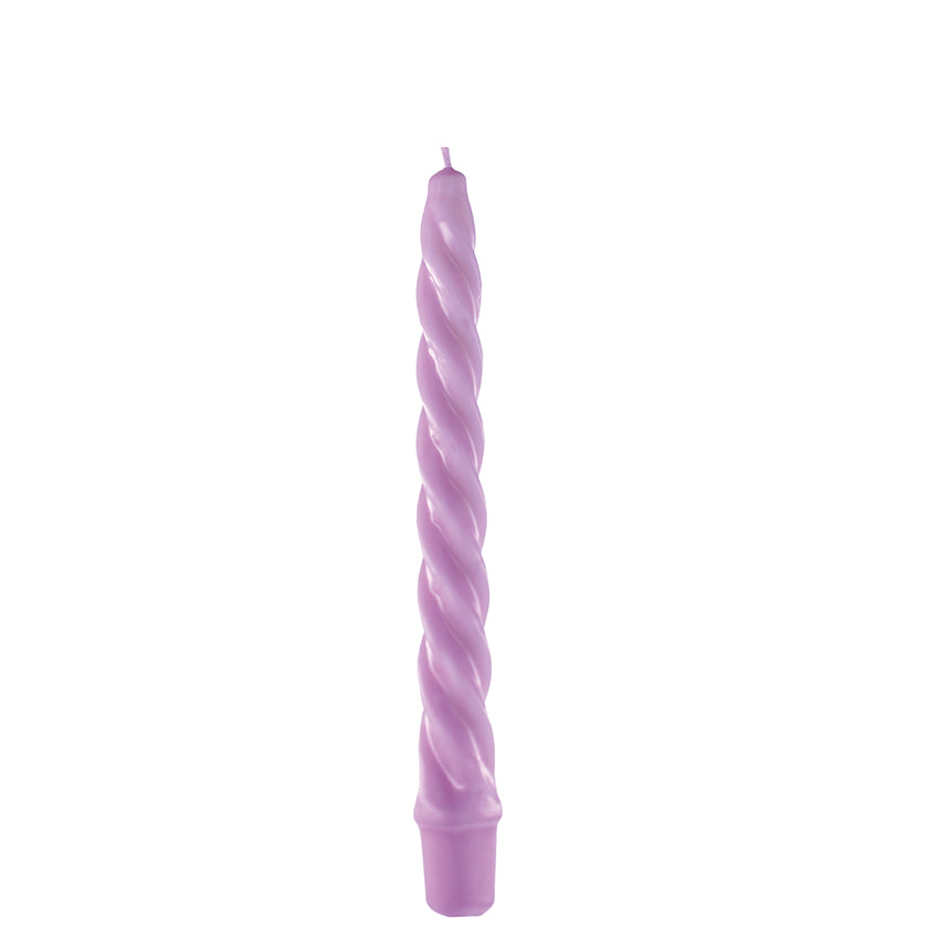 Vela de candelabro espiral de 22 cm.