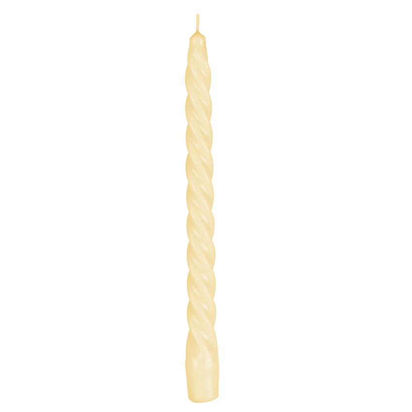 Vela de candelabro espiral de 28 cm.