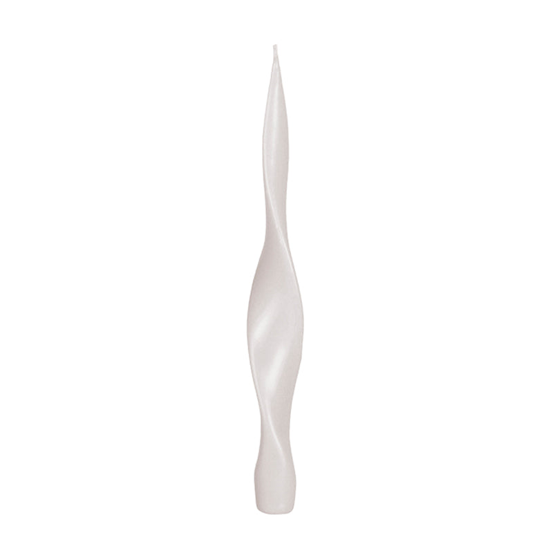 Vela de candelabro con forma espiral de 30 cm.