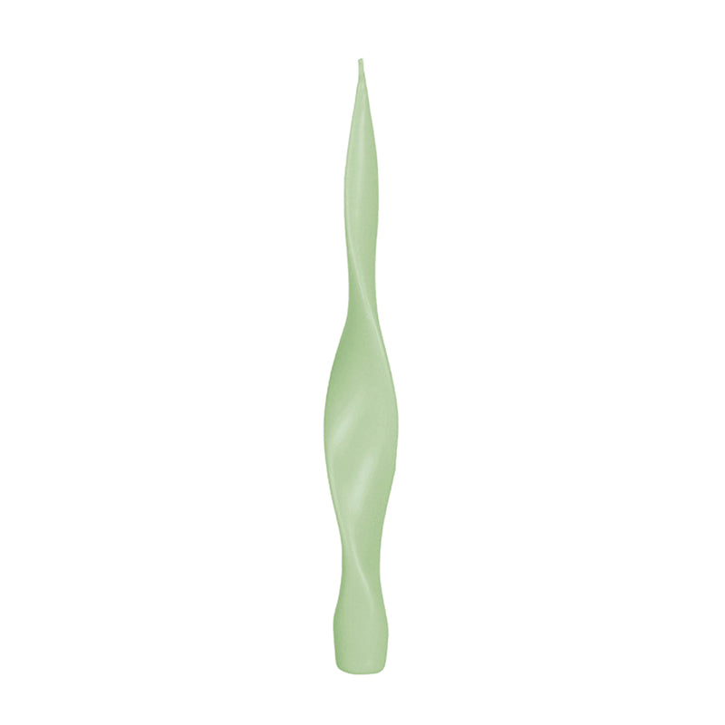Vela de candelabro con forma espiral de 30 cm.