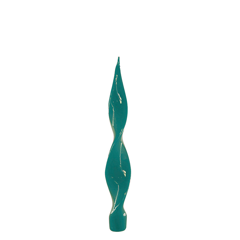 Vela de candelabro con forma espiral de 30 cm.