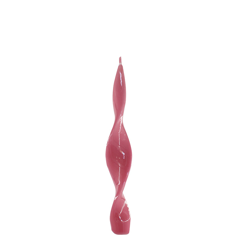 Vela de candelabro con forma espiral de 30 cm.