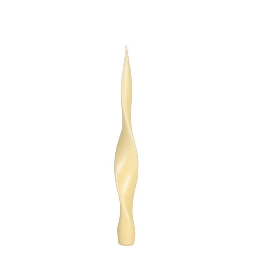 Vela de candelabro con forma espiral de 30 cm.