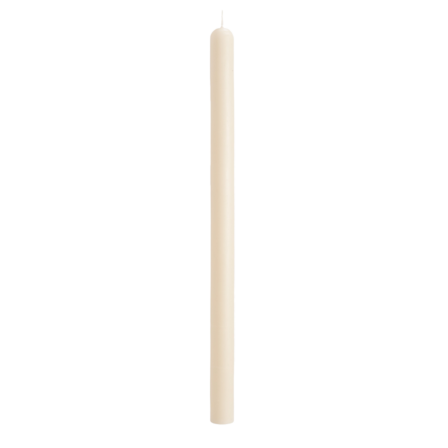 Smooth christening candle 60 x 4 cm