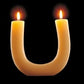 Vela de diseño "U" por Sybilla