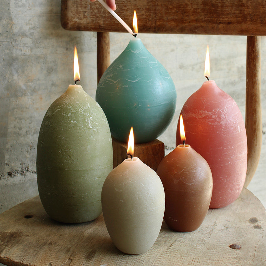 Vela de diseño "Anaga" pequeña por Helena Rohner