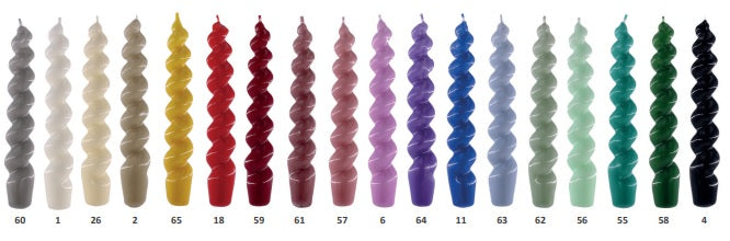 Set de 20 velas y 2 candelabros