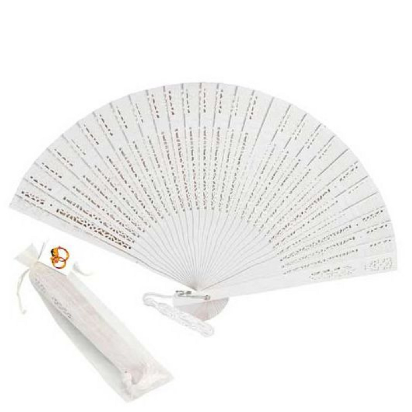 Wooden fan "Flower". Hand painted!!