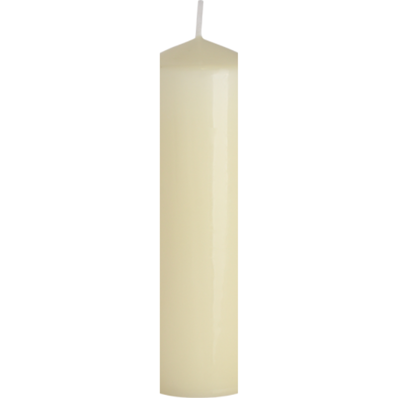 Cylindrical candle 25 x 5 cm