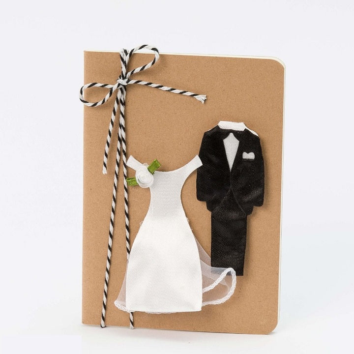 Libreta tapas kraft de 10 x 14cms.