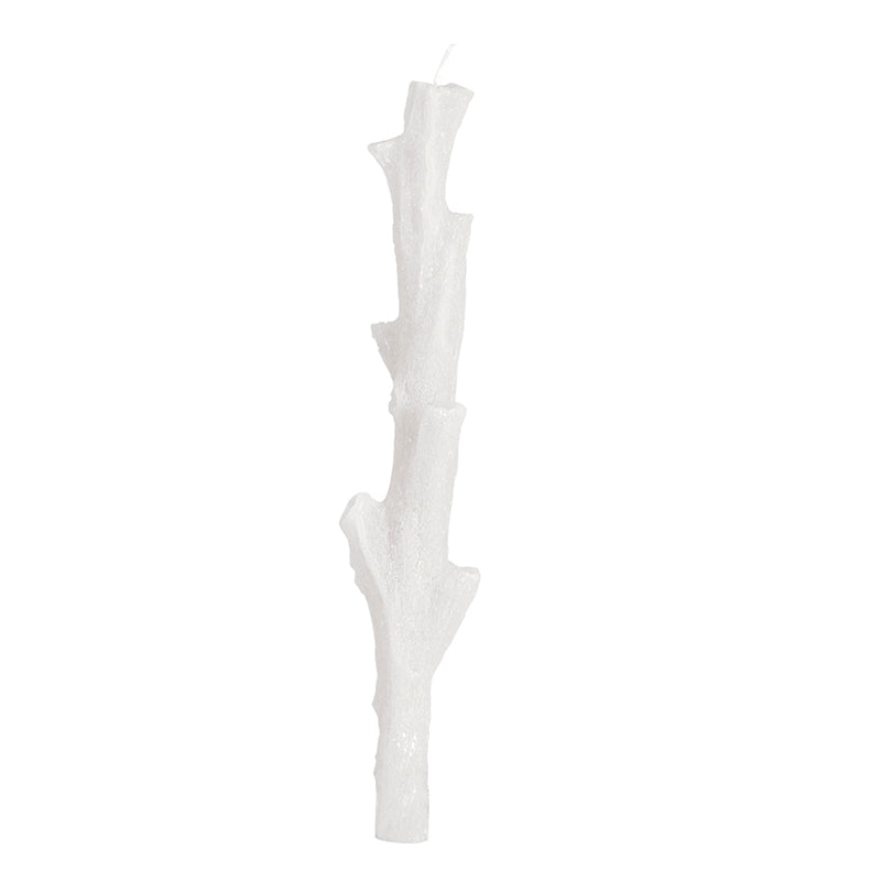 Vela decorativa coral candelabro