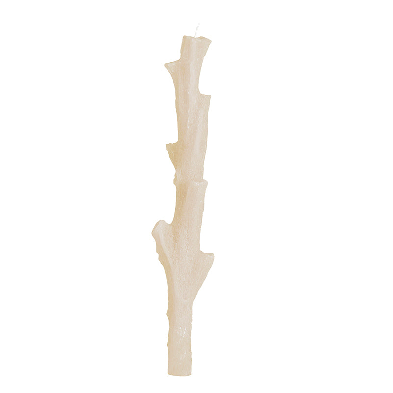 Vela decorativa coral candelabro