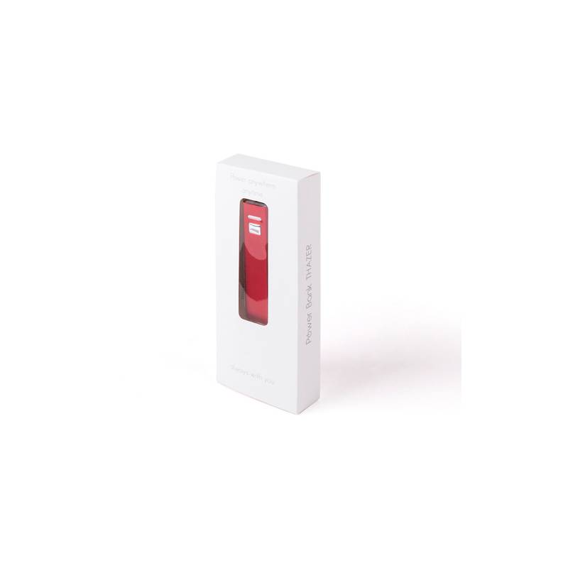Power bank USB metalizado