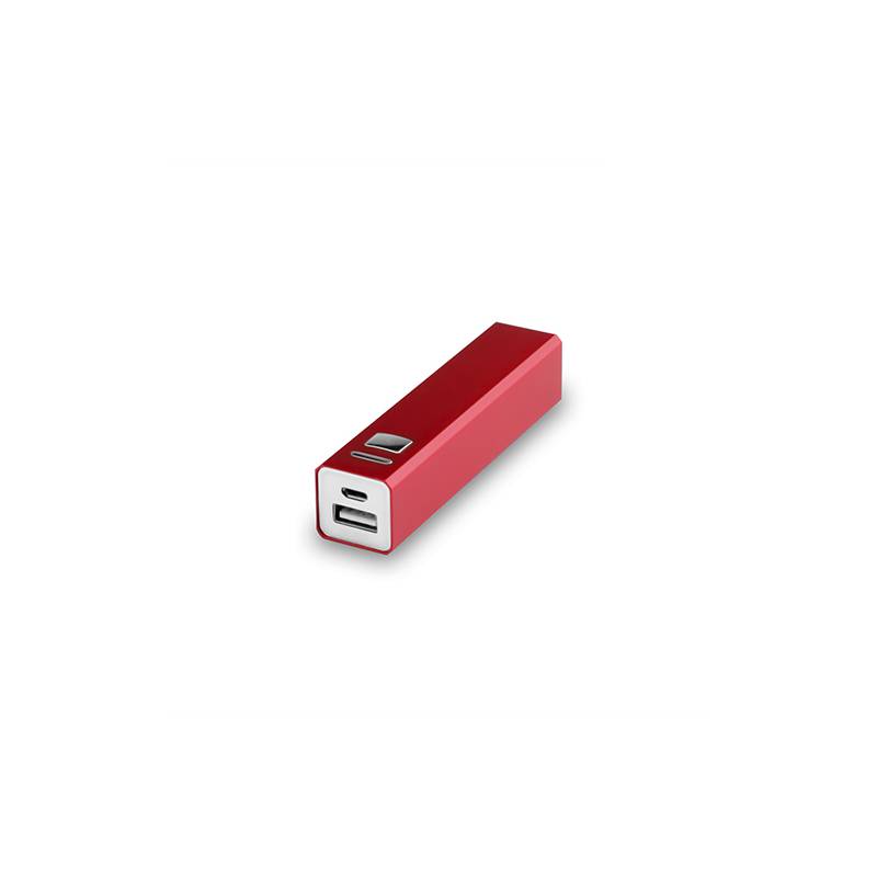 Power bank USB metalizado
