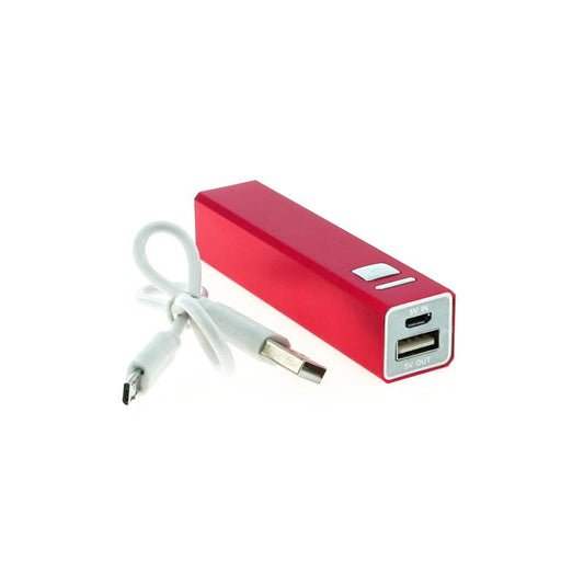 Power bank USB metalizado