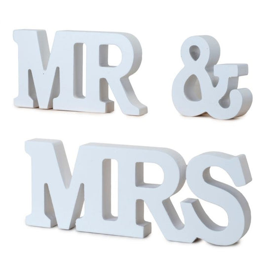 Set de madera MR & MRS 3 piezas