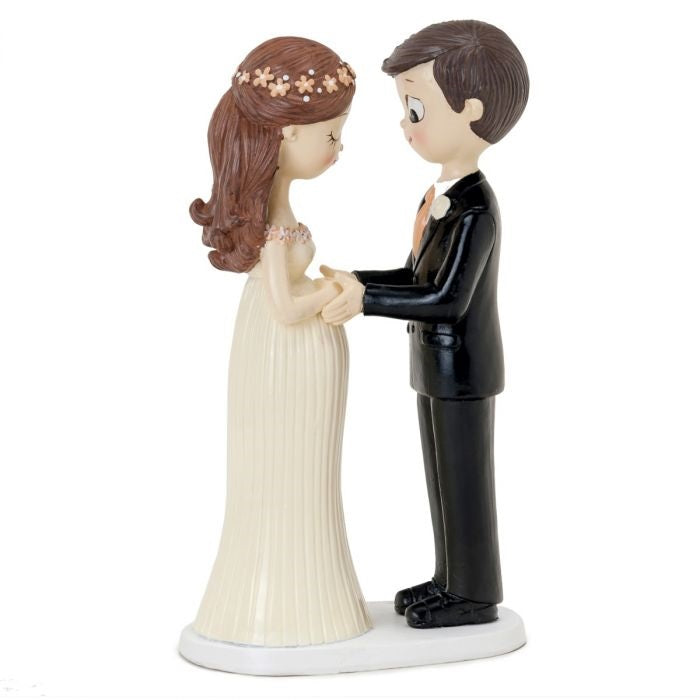 Figura para pastel novios Pop&Fun con novia embarazada