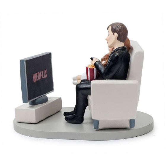 Figura novios para tarta de boda película