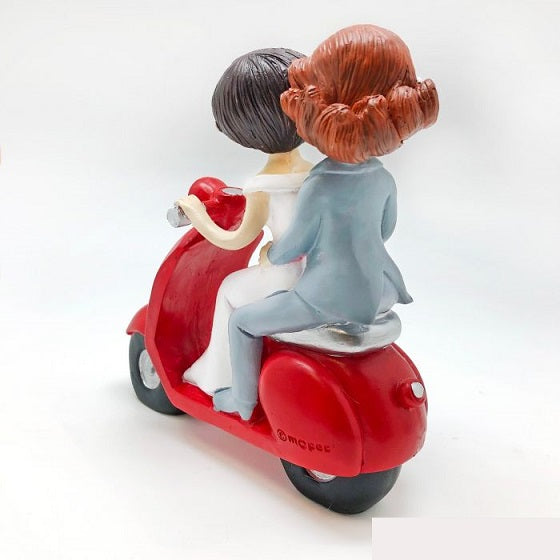 Figura pastel Girls Pop & Fun en moto