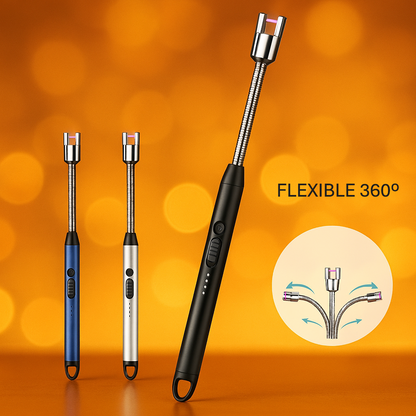 ENCENDEDOR PARA VELAS  ELÉCTRICO FLEXIBLE 360º USB