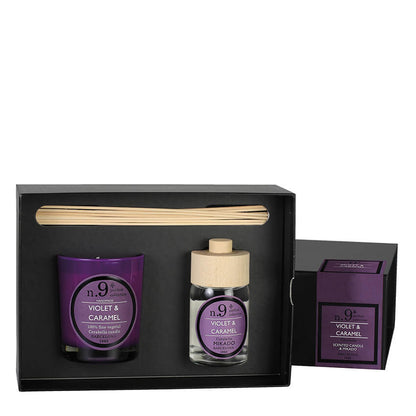 Scented vegetable wax candle "Numbers" collection