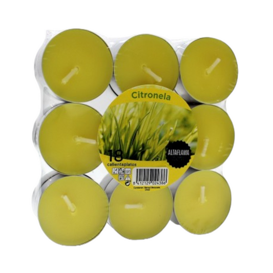 SUPER OFERTA!! Pack de 18 velas tealights antimosquitos