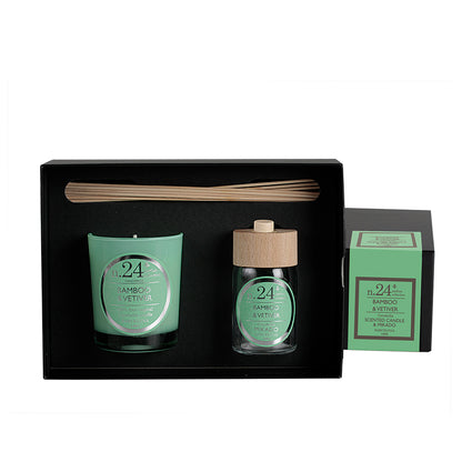 Scented vegetable wax candle "Numbers" collection