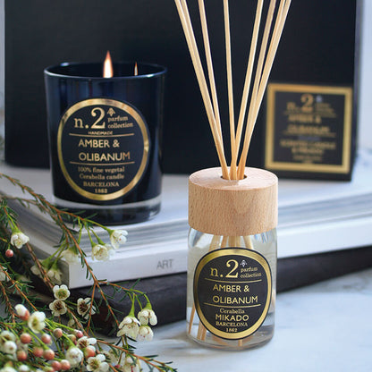 Scented vegetable wax candle "Numbers" collection