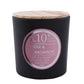 Vela perfumada en vaso de cristal negro colección "Numbers"
