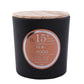 Vela perfumada en vaso de cristal negro colección "Numbers"