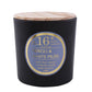 Vela perfumada en vaso de cristal negro colección "Numbers"