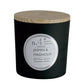Vela perfumada en vaso de cristal negro colección "Numbers"