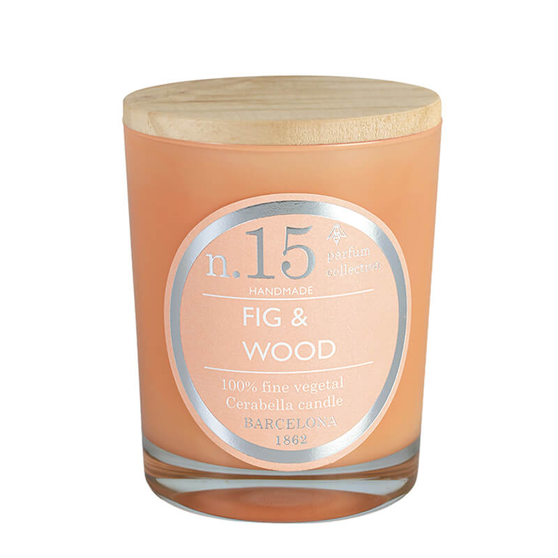 Vela perfumada en vaso de cristal colección "Numbers"