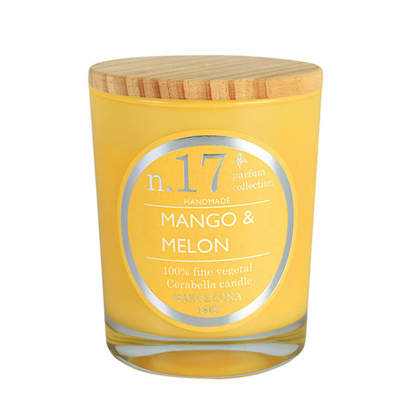 Vela perfumada en vaso de cristal colección "Numbers"