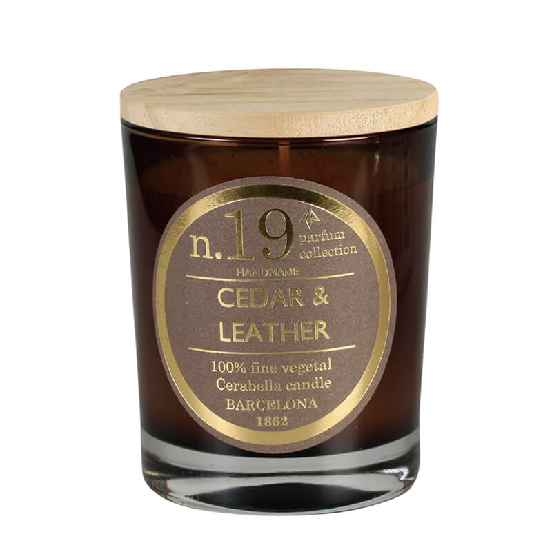 Vela perfumada en vaso de cristal colección "Numbers"