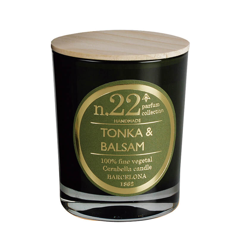 Vela perfumada en vaso de cristal colección "Numbers"