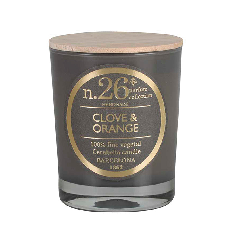 Vela perfumada en vaso de cristal colección "Numbers"