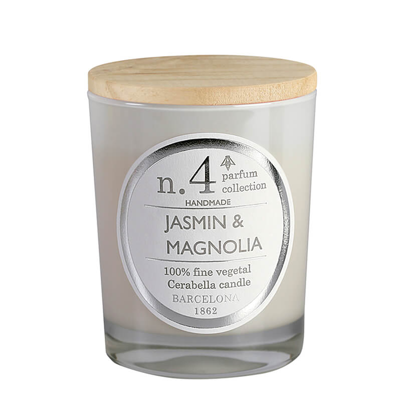 Vela perfumada en vaso de cristal colección "Numbers"