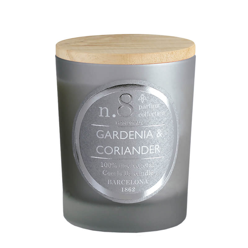 Vela perfumada en vaso de cristal colección "Numbers"