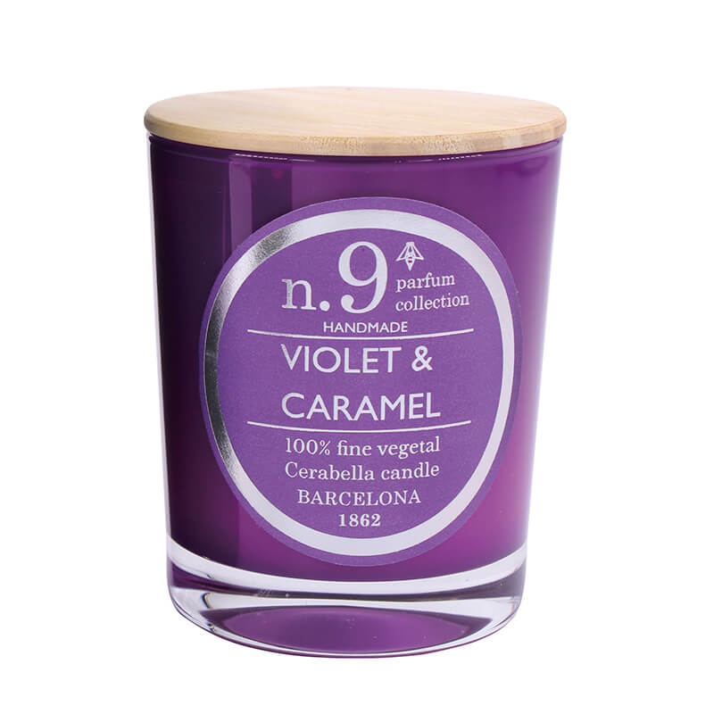 Vela perfumada en vaso de cristal colección "Numbers"